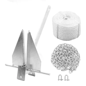 13lb Ship Anchor Kit Carbon Steel