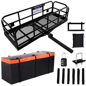 Trailer Hitch Cargo Carrier Rack 500 Lbs