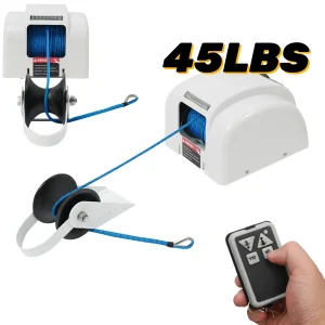 12V Electric Boat Anchor Winch 45LB